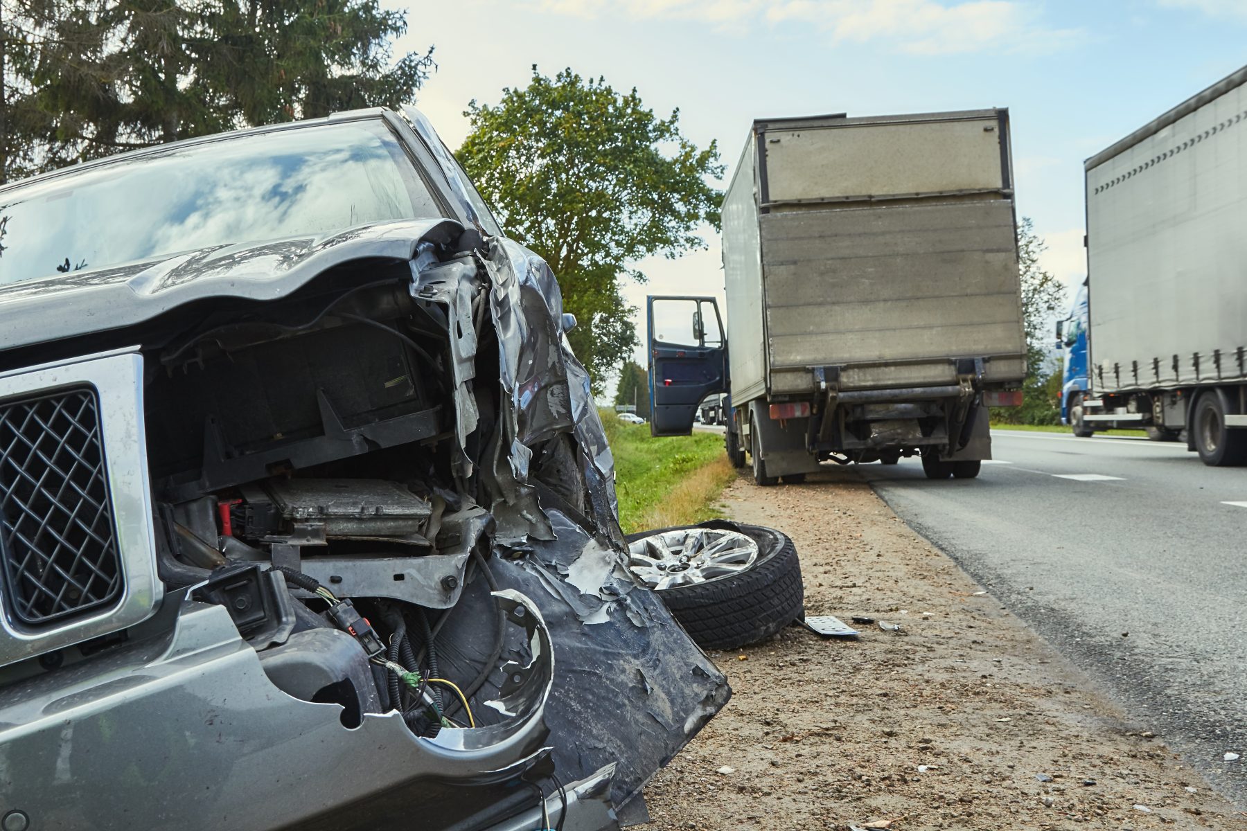 What to do if a Semi-trailer Truck hits you